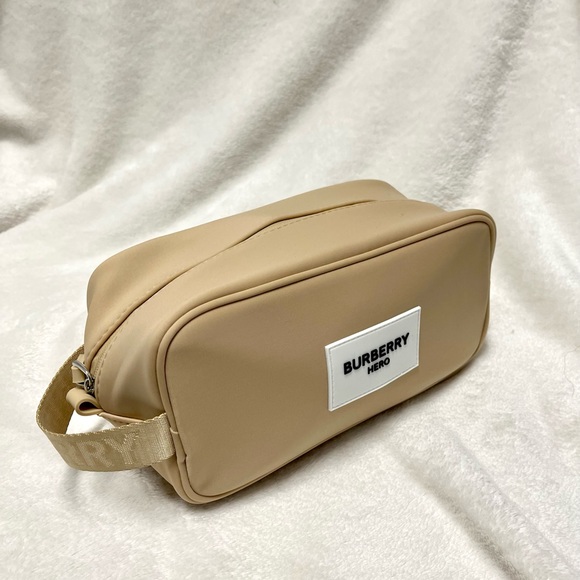 Burberry, Bags, Burberry Hero Designer Toiletry Wash Bag Same Day  Shipping